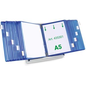 Tarifold Modèle 435301 - Système de panneaux de vue DIN A5 bleu - Publicité Tarifold Modèle 435301 - Système de panneaux de vue DIN A5 bleu - Publicité