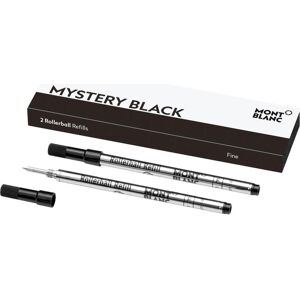 Montblanc, Cartouche de rechange + encrier, Cartouches à rouleaux (Noir, 0.40 mm, 2 pcs) - Publicité Montblanc, Cartouche de rechange + encrier, Cartouches à rouleaux (Noir, 0.40 mm, 2 pcs) - Publicité