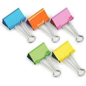 Rapesco Attaches, Agrafes Foldback, largeur : 41 mm, couleurs assorties (10x) - Publicité Rapesco Attaches, Agrafes Foldback, largeur : 41 mm, couleurs assorties (10x) - Publicité