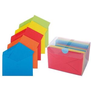 Blasetti, Carte de vœux + papier à lettres, 414 Enveloppe en papier multicolore (100 pcs) - Publicité Blasetti, Carte de vœux + papier à lettres, 414 Enveloppe en papier multicolore (100 pcs) - Publicité
