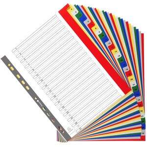 Exacompta, Classeur : accessoires, Intercalaires imprimés numériques PP couleurs 12/100e - 31 positions - A4+ - Assorties vives - Publicité Exacompta, Classeur : accessoires, Intercalaires imprimés numériques PP couleurs 12/100e - 31 positions - A4+ - Assorties vives - Publicité
