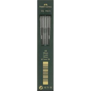 Faber-Castell, Mines de crayon, Minen TK-9071 (10 pcs, 2 mm) - Publicité Faber-Castell, Mines de crayon, Minen TK-9071 (10 pcs, 2 mm) - Publicité