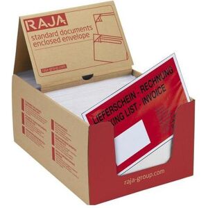 Raja, Pochette pour documents, Bon de livraison 32LR1000 130 mm PE, papier siliconé (13 x 23 cm, 1000 pcs) - Publicité Raja, Pochette pour documents, Bon de livraison 32LR1000 130 mm PE, papier siliconé (13 x 23 cm, 1000 pcs) - Publicité