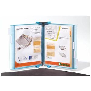 Tarifold, Panneau d'information, Système de plaques pochettes murales Candy Line 414171 DIN A4 bleu avec 10 plaques pochettes - Publicité Tarifold, Panneau d'information, Système de plaques pochettes murales Candy Line 414171 DIN A4 bleu avec 10 plaques pochettes - Publicité
