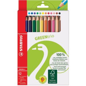STABILO, Écriture + dessin, GreenTrio (12x) - Publicité STABILO, Écriture + dessin, GreenTrio (12x) - Publicité