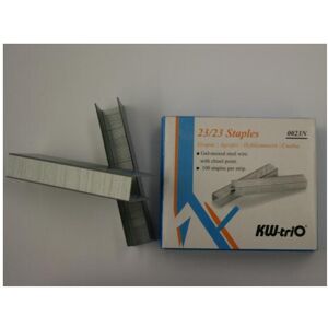 KW-Trio, Attaches, Agrafes KWTrio 23/23 23mm 1000pcs. (1000x) - Publicité KW-Trio, Attaches, Agrafes KWTrio 23/23 23mm 1000pcs. (1000x) - Publicité