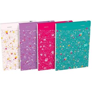Oxford, Cahier + bloc-notes, Forme florale (A6, À rayures, Couverture souple) - Publicité Oxford, Cahier + bloc-notes, Forme florale (A6, À rayures, Couverture souple) - Publicité