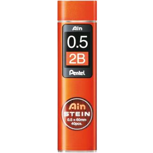 Pentel, Mines de crayon, Pierre d'Ain (40 pcs, 0.50 mm, 2B) - Publicité Pentel, Mines de crayon, Pierre d'Ain (40 pcs, 0.50 mm, 2B) - Publicité