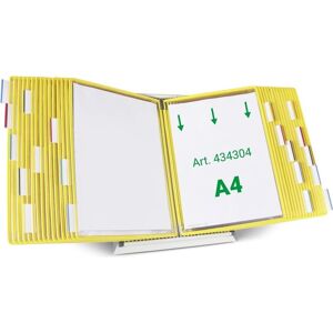 Tarifold, Panneau d'information, Système de plaques pochettes 434304 DIN A4 jaune avec 30 plaques pochettes - Publicité Tarifold, Panneau d'information, Système de plaques pochettes 434304 DIN A4 jaune avec 30 plaques pochettes - Publicité