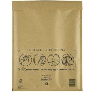 Sealed Air, Pochette d'expédition + enveloppe à bulles, Enveloppe Mail Lite Gold 50 pièces (50 pcs) - Publicité Sealed Air, Pochette d'expédition + enveloppe à bulles, Enveloppe Mail Lite Gold 50 pièces (50 pcs) - Publicité
