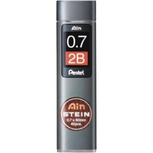 Pentel, Mines de crayon, Mines de crayon AinStein (40 pcs, 0.70 mm, 2B) - Publicité Pentel, Mines de crayon, Mines de crayon AinStein (40 pcs, 0.70 mm, 2B) - Publicité