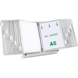 Tarifold, Panneau d'information, Système de plaques pochettes 435302 DIN A5 blanc avec 30 plaques pochettes - Publicité Tarifold, Panneau d'information, Système de plaques pochettes 435302 DIN A5 blanc avec 30 plaques pochettes - Publicité