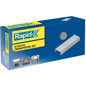 Rapid, Attaches, Omnipress 60 agrafes (5000x) - Publicité Rapid, Attaches, Omnipress 60 agrafes (5000x) - Publicité