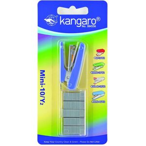 Kangaro, Agrafeuse, agrafeuse + agrafes, agrafes jusqu'à 10 feuilles, blister, bleu clair (10 feuilles) - Publicité Kangaro, Agrafeuse, agrafeuse + agrafes, agrafes jusqu'à 10 feuilles, blister, bleu clair (10 feuilles) - Publicité