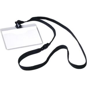 Durable, Panneau d'information, Badge nominatif avec bracelet textile - Publicité Durable, Panneau d'information, Badge nominatif avec bracelet textile - Publicité