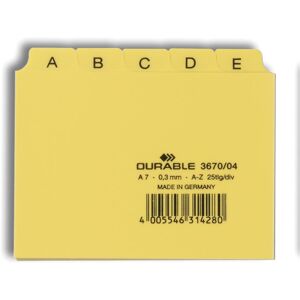 Durable, Porte-cartes, Registre d'orientation PP A7 (A7) - Publicité Durable, Porte-cartes, Registre d'orientation PP A7 (A7) - Publicité