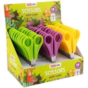 Easy, Ciseaux, Schulschere 13 cm mit Skala (30 Stück) EINFACH (13 cm) - Publicité Easy, Ciseaux, Schulschere 13 cm mit Skala (30 Stück) EINFACH (13 cm) - Publicité