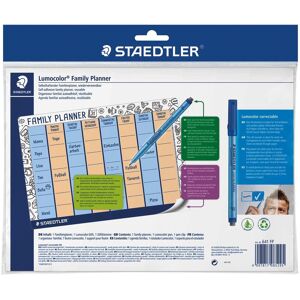Staedtler Calendrier + agenda, Planificateur familial Lumocolor (A4) - Publicité Staedtler Calendrier + agenda, Planificateur familial Lumocolor (A4) - Publicité
