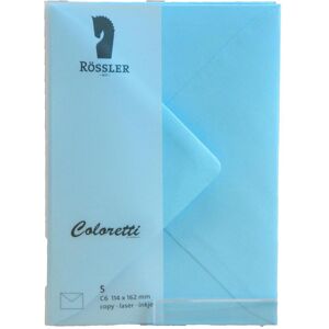 Magni, Enveloppes, 220705517 - Coloretti Enveloppes, 80 g/m², DIN C6, bleu ciel, 5 pièces (C6, 5x) - Publicité Magni, Enveloppes, 220705517 - Coloretti Enveloppes, 80 g/m², DIN C6, bleu ciel, 5 pièces (C6, 5x) - Publicité