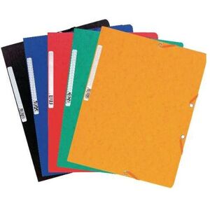Exacompta, Porte-documents, Chemise à coins 5520E A4 carton aggloméré (A4, 5x) - Publicité Exacompta, Porte-documents, Chemise à coins 5520E A4 carton aggloméré (A4, 5x) - Publicité