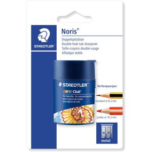 Staedtler Taille-crayons, 512 F Taille-crayon double carte blister, Noris Club Design - Publicité Staedtler Taille-crayons, 512 F Taille-crayon double carte blister, Noris Club Design - Publicité