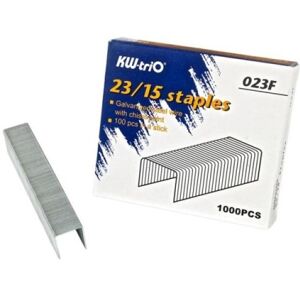 KW-Trio, Attaches, Agrafes KWTrio 23/15 15mm 1000pcs. (1000x) - Publicité KW-Trio, Attaches, Agrafes KWTrio 23/15 15mm 1000pcs. (1000x) - Publicité