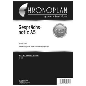Chronoplan, Agenda, Note de conversation (A5) - Publicité Chronoplan, Agenda, Note de conversation (A5) - Publicité
