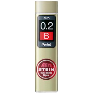 Pentel, Mines de crayon, Ain Stein (20 pcs, 0.20 mm, B) - Publicité Pentel, Mines de crayon, Ain Stein (20 pcs, 0.20 mm, B) - Publicité