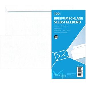 Enveloppe Offset Blanche Mailmedia DL Auto-adhésive - Enveloppe - Publicité Enveloppe Offset Blanche Mailmedia DL Auto-adhésive - Enveloppe - Publicité