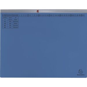 Exacompta, Porte-documents, 25 dossiers suspendus Exaflex carton bleu 1 x agrafage officiel (A4, 25x) - Publicité Exacompta, Porte-documents, 25 dossiers suspendus Exaflex carton bleu 1 x agrafage officiel (A4, 25x) - Publicité