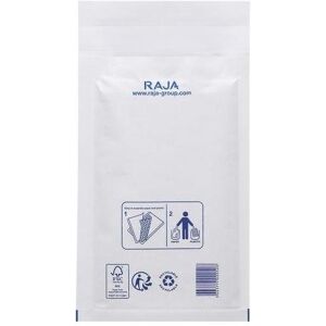 Raja, Pochette d'expédition + enveloppe à bulles, Pochettes d'expédition à bulles d'air PMBL00C Papier Blanc (200 pcs) - Publicité Raja, Pochette d'expédition + enveloppe à bulles, Pochettes d'expédition à bulles d'air PMBL00C Papier Blanc (200 pcs) - Publicité