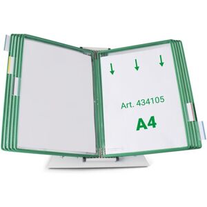 Tarifold, Panneau d'information, Système de plaques pochettes 434105 DIN A4 vert avec 10 plaques pochettes - Publicité Tarifold, Panneau d'information, Système de plaques pochettes 434105 DIN A4 vert avec 10 plaques pochettes - Publicité