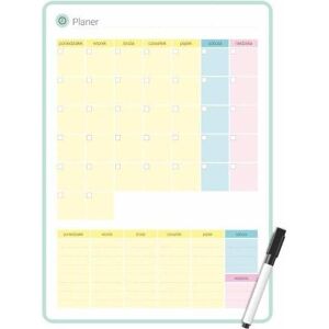 Biurfol, Calendrier + agenda, Magnetischer Monatsplaner in Pastellfarben, 35 x 25 cm (35 x 25 cm) - Publicité Biurfol, Calendrier + agenda, Magnetischer Monatsplaner in Pastellfarben, 35 x 25 cm (35 x 25 cm) - Publicité