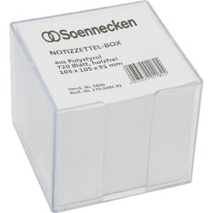 Soennecken, Bureau : accessoires, Boîte à notes Dimensions : 10,5 x 10,5 x 9,1 cm (L x H x P) A utiliser pour les formats de papier : - Publicité Soennecken, Bureau : accessoires, Boîte à notes Dimensions : 10,5 x 10,5 x 9,1 cm (L x H x P) A utiliser pour les formats de papier : - Publicité