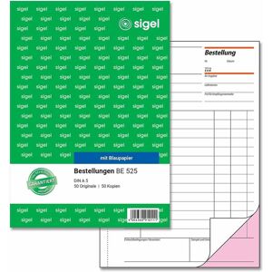 Sigel, Bulletin de versement, Commande du livret de formulaires BE525 - Publicité Sigel, Bulletin de versement, Commande du livret de formulaires BE525 - Publicité