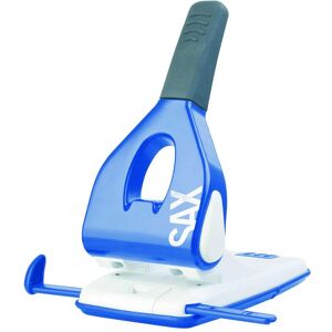 SAX, Perforatrice, 618 Perforateur/perforateur à grande capacité 65 feuilles avec barrette de butée (bleu) - Publicité SAX, Perforatrice, 618 Perforateur/perforateur à grande capacité 65 feuilles avec barrette de butée (bleu) - Publicité