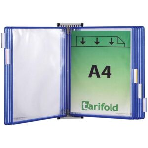 Tarifold, Porte-documents, Système de plaques pochettes murales 414101 DIN A4 bleu avec 10 plaques pochettes (A4, 10x) - Publicité Tarifold, Porte-documents, Système de plaques pochettes murales 414101 DIN A4 bleu avec 10 plaques pochettes (A4, 10x) - Publicité