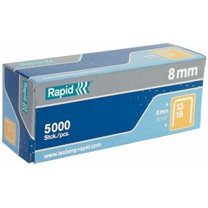 Rapid, Attaches, Type 13 Agrafe à fil fin 8 mm Acier inoxydable (2500x) - Publicité Rapid, Attaches, Type 13 Agrafe à fil fin 8 mm Acier inoxydable (2500x) - Publicité