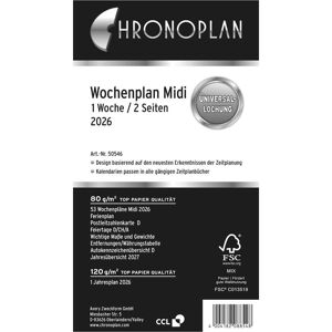 Chronoplan, Agenda, Wochenplan (MIDI, 1 semaine / 2 pages) - Publicité Chronoplan, Agenda, Wochenplan (MIDI, 1 semaine / 2 pages) - Publicité