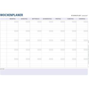 Staedtler Calendrier + agenda, Planning hebdomadaire Lumocolor (A1) - Publicité Staedtler Calendrier + agenda, Planning hebdomadaire Lumocolor (A1) - Publicité