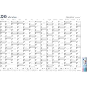 Staedtler Calendrier + agenda, Calendrier d'affiches 2025 + stylos à feutres - Publicité Staedtler Calendrier + agenda, Calendrier d'affiches 2025 + stylos à feutres - Publicité