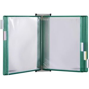 Tarifold, Panneau d'information, Système de plaques pochettes murales 415105 DIN A5 vert avec 10 plaques pochettes - Publicité Tarifold, Panneau d'information, Système de plaques pochettes murales 415105 DIN A5 vert avec 10 plaques pochettes - Publicité