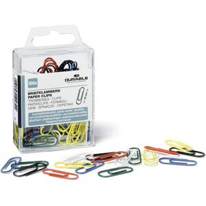 Durable, Attaches, Trombones, gainés de plastique, couleur, 26 mm couleurs assorties dans les... (100x) - Publicité Durable, Attaches, Trombones, gainés de plastique, couleur, 26 mm couleurs assorties dans les... (100x) - Publicité