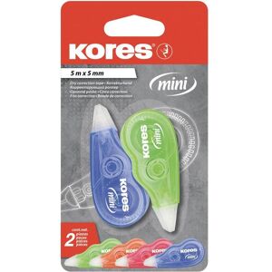 Kores, Gomme + correcteur, Rouleau correcteur jetable "MINI", 5 mm x 5 m, blister - Publicité Kores, Gomme + correcteur, Rouleau correcteur jetable "MINI", 5 mm x 5 m, blister - Publicité