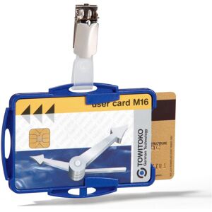 Durable, Panneau d'information, Porte-carte avec clip pour 2 cartes 1 paquet de 25 821806 - Publicité Durable, Panneau d'information, Porte-carte avec clip pour 2 cartes 1 paquet de 25 821806 - Publicité