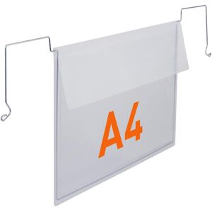 Durable, Porte-documents, Drahtbügeltasche mit Klappe A4 quer PP 50 stk (A4, 50x) - Publicité Durable, Porte-documents, Drahtbügeltasche mit Klappe A4 quer PP 50 stk (A4, 50x) - Publicité