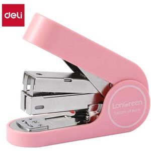 Deli, Agrafeuse, Heftgerät LonGreen EASY 25 Blatt rose (25 feuilles) - Publicité Deli, Agrafeuse, Heftgerät LonGreen EASY 25 Blatt rose (25 feuilles) - Publicité
