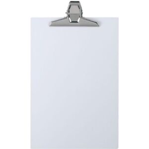 Maul, Panneau séparateur, Plaque à écrire A4 avec taquet métallique haut blanc (22 x 37.50 cm) - Publicité Maul, Panneau séparateur, Plaque à écrire A4 avec taquet métallique haut blanc (22 x 37.50 cm) - Publicité