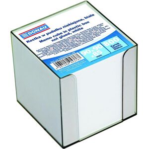 Donau, Notes adhésives, SUPPORT DE PLAQUE EN BOÎTE 95X95X95MM BLANC (95 x 95 mm) - Publicité Donau, Notes adhésives, SUPPORT DE PLAQUE EN BOÎTE 95X95X95MM BLANC (95 x 95 mm) - Publicité