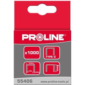 Pro-Line, Attaches, Agrafes trempées type G 10 mm 1000 pièces. - 55410 (1000x) - Publicité Pro-Line, Attaches, Agrafes trempées type G 10 mm 1000 pièces. - 55410 (1000x) - Publicité